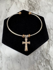 Be the Light Two Tone Cuff Bracelet - 4 styles