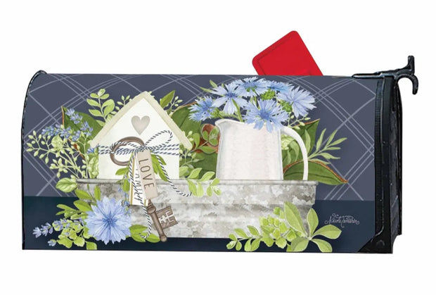 Farmhouse Flowers Mailbox Wrap