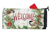 Chickadee Wreath Mailbox Wrap