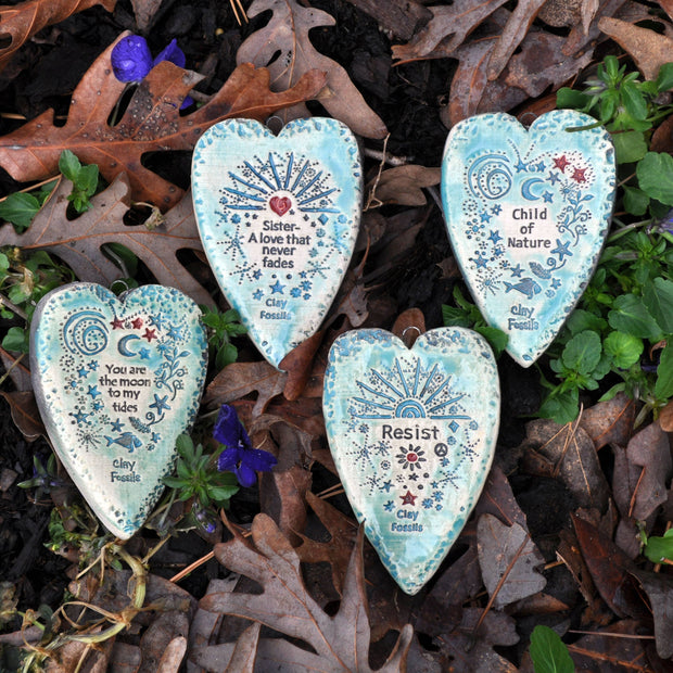 Soul Sister Pottery Ornament
