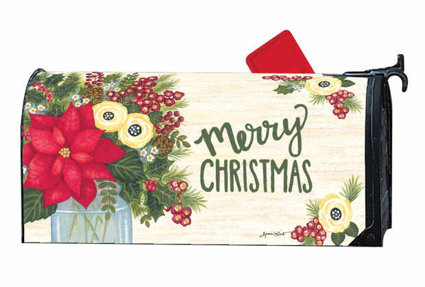 Rustic Winter Bouquet Mailbox Wrap