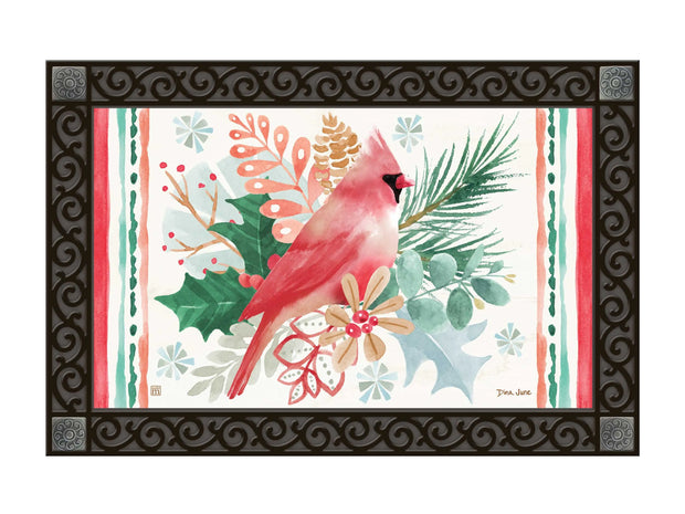 Christmas Cardinal Spray MatMate Insert