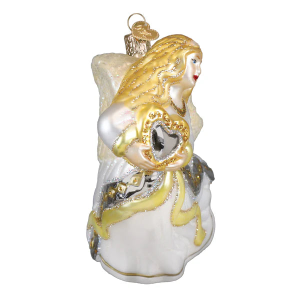 Angel with Heart Ornament