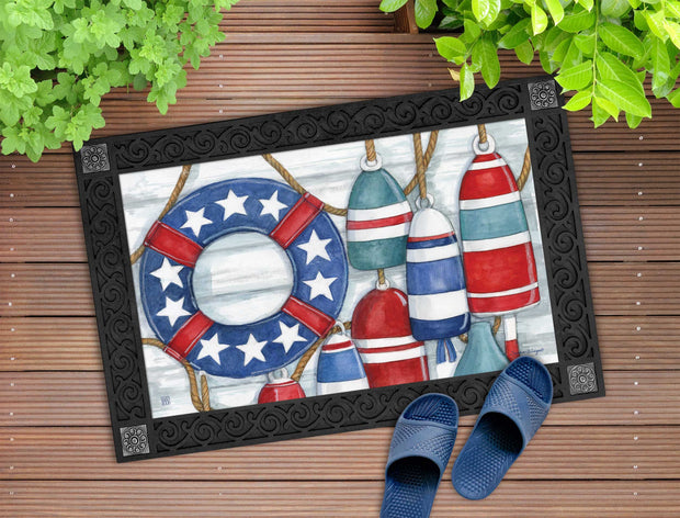 Red, White, and Buoy MatMate Insert