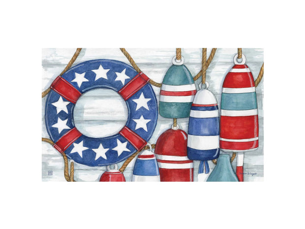 Red, White, and Buoy MatMate Insert