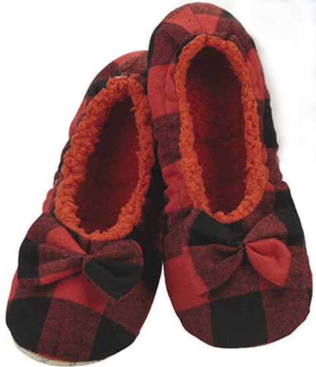 Buffalo Plaid Snoozies Slippers - 3 styles