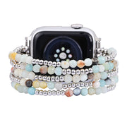 Amazonite Brilliance Stretch Apple Watch Band