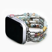 Amazonite Brilliance Stretch Apple Watch Band