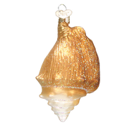 Golden Seashell Ornament