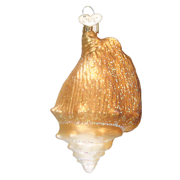 Golden Seashell Ornament