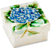 3" x 3" Capiz Painted Boxes, assorted designs