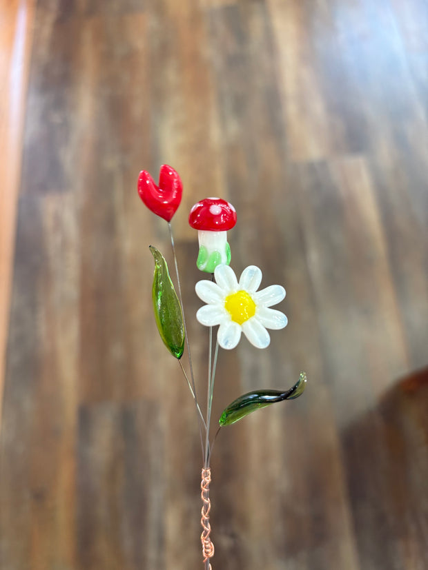 Glass Flower Bouquet Small
