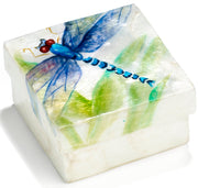3" x 3" Capiz Painted Boxes, assorted designs