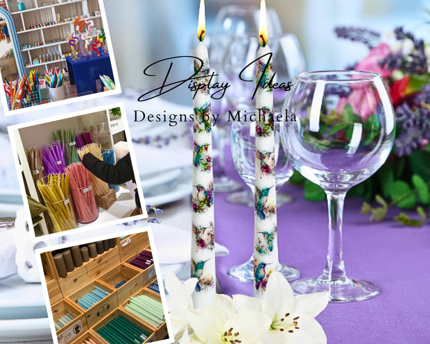 Hummingbird Taper Candle