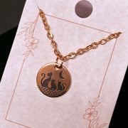 Cat + Kittens Necklace, many options