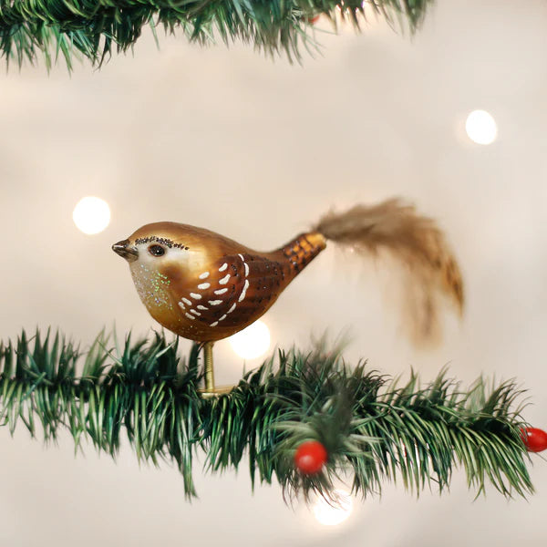 Wren Clip-on Ornament