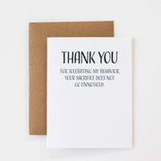 Thank You Card