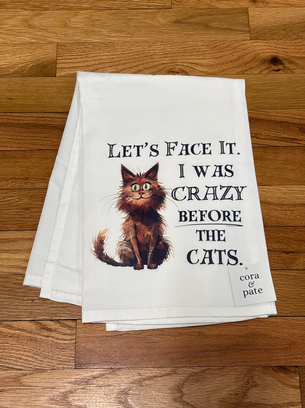 Before the Cats Flour Sack Towel