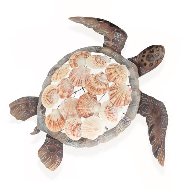 Sea Turtle & Shells Wall Art