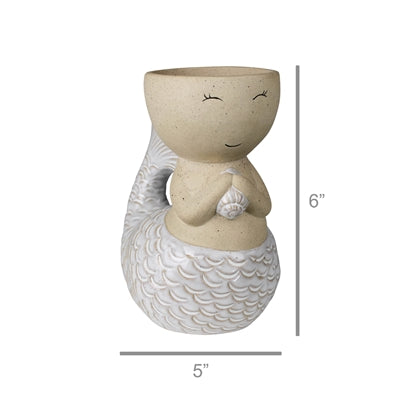 Swimming Mermaid Cache Pot