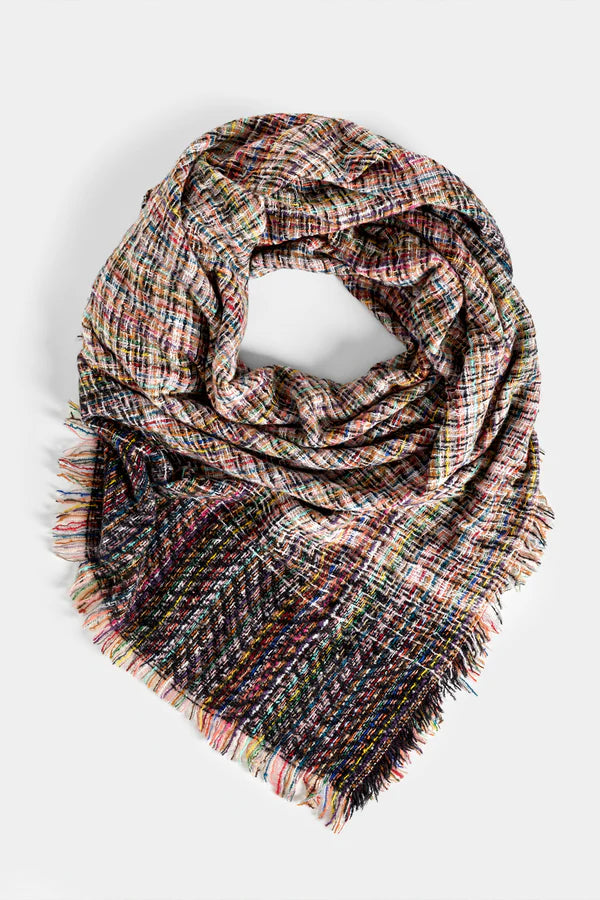 Aubrey Brushed Square Scarf