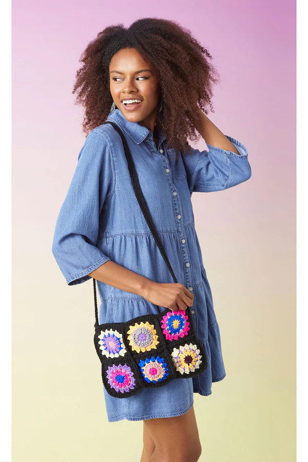 Camelia Crossbody - Black/Multi