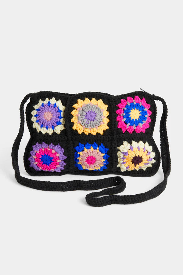 Camelia Crossbody - Black/Multi