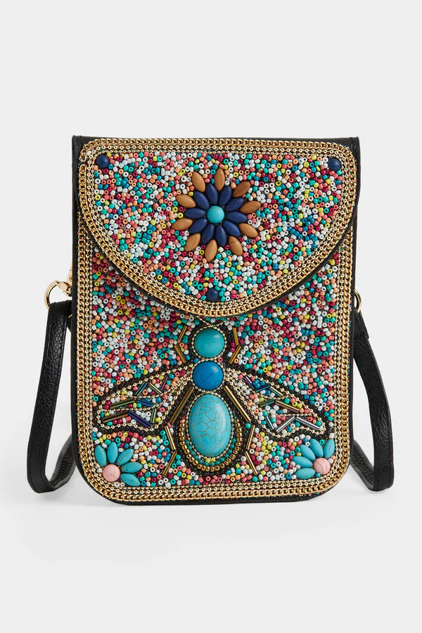 Artisan Beaded Clutch Purse - 5 Styles