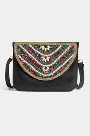 Artisan Beaded Split Pocket Crossbody - 4 Styles