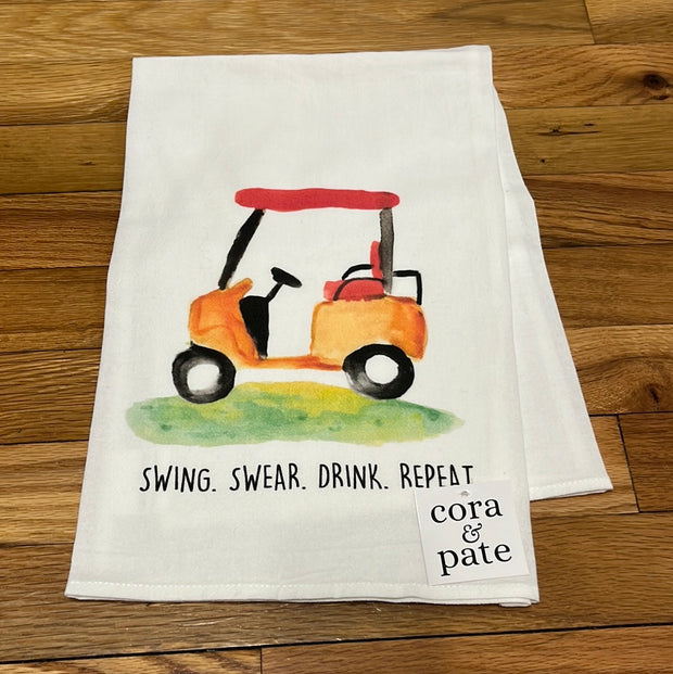 Golf 11 Flour Sack Towel