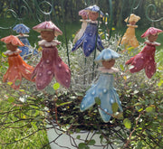Hanging Colorful Flower Fairy on Stem
