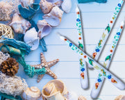 Coastal Sea Life Taper Candle