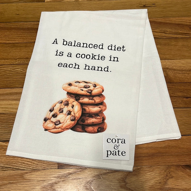 Balanced Diet Flour Sack Towel