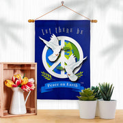Peace on Earth Dove Garden Flag