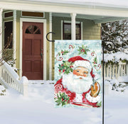 Merry Christmas Santa Garden Flag