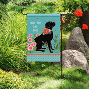 Secret Garden Dog Garden Flag