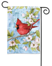 Little Cardinal Dogwood Garden Flag