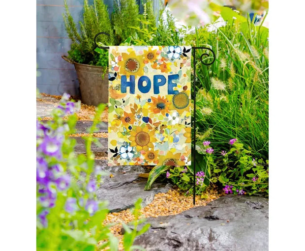 Hope for Peace in Ukraine Garden Flag