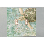 Sea Turtle Ceramic Switch Plate