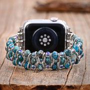 Apatite Azure Braided Apple Watch Band