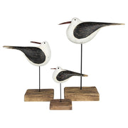 Wooden Sandpipers on Stand, 3 sizes