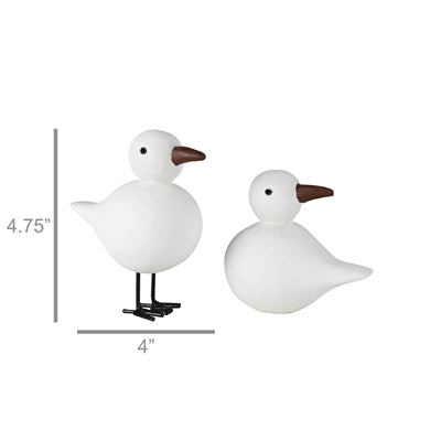 Set/2 Wooden Pintail Gulls