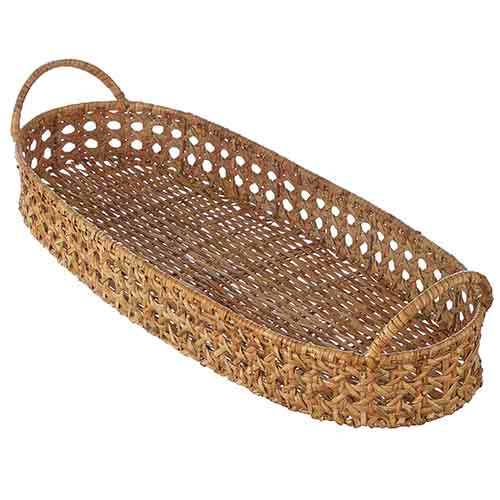 Oval Woven Tray, 32"