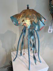 Sculpted Accent Jellyfish Lamp