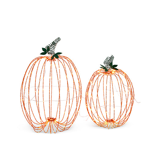 Lighted Pumpkins