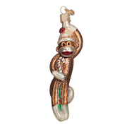 Sock Monkey Ornament