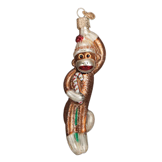 Sock Monkey Ornament