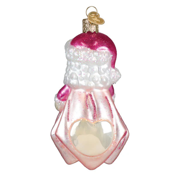 Baby Girl's 1st Santa Lovey Ornament
