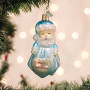 Baby Boy's 1st Santa Lovey Ornament