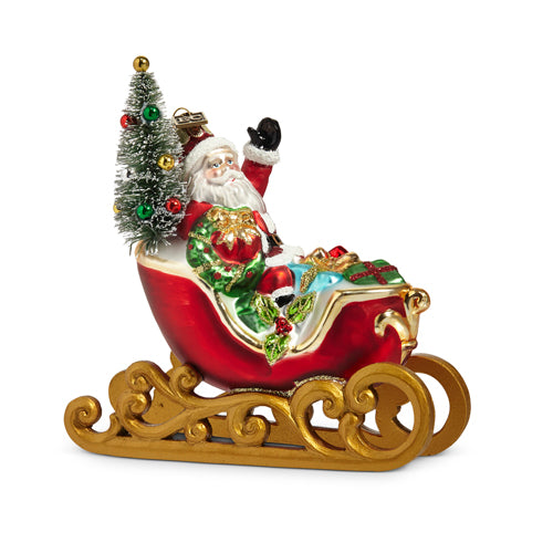 5.25" Sleigh Ride Ornament by Eric Cortina